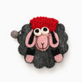 Felt Zipper Pouches Happy Sheep Set of 3