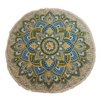 Large Mandala Roundy Art (180cm) - Yellow & Blue – view 4