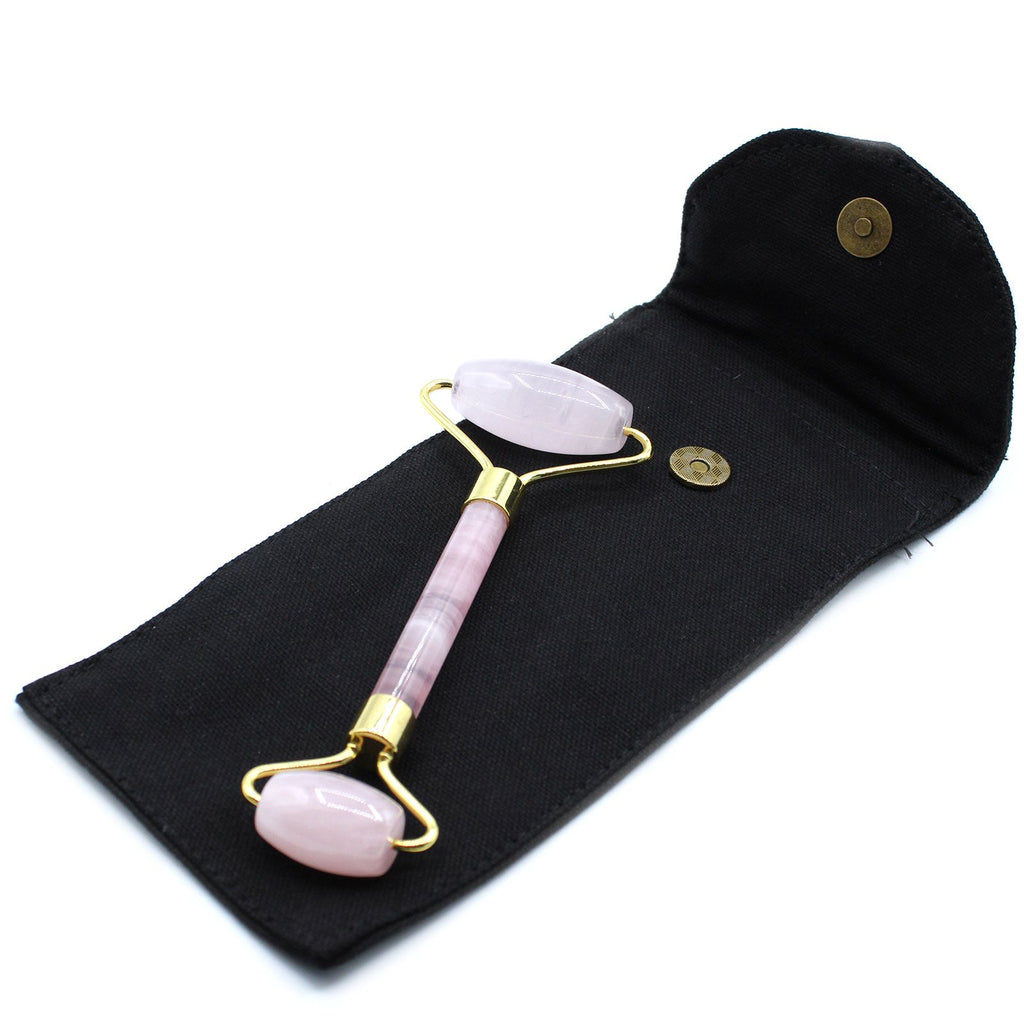 Gemstone Face Roller - Rose Quartz – view 4