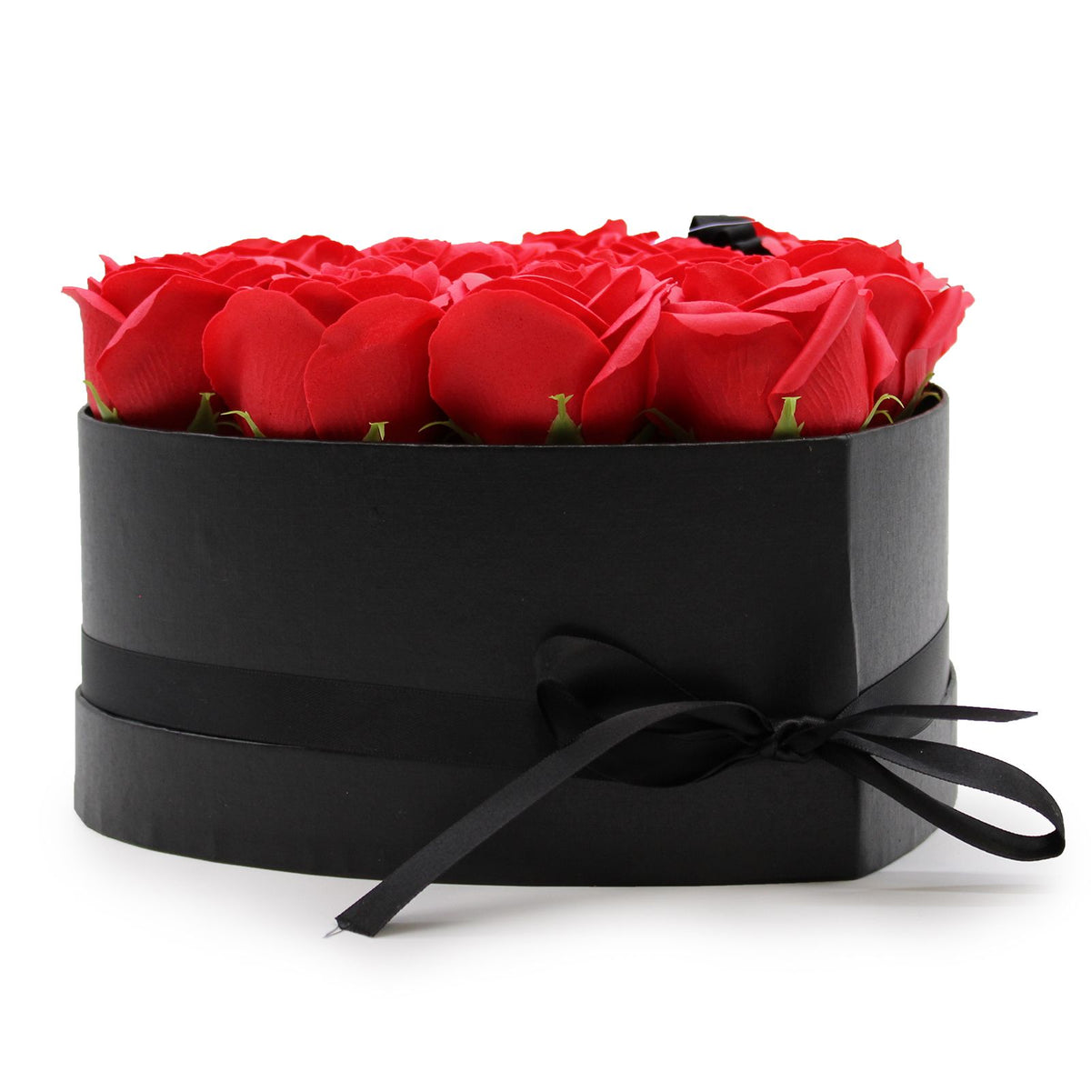 13 Red Soap Roses Heart Gift Box