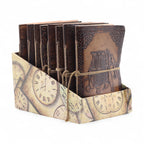 Assorted Esoteric Leather Notebooks, Set of 8 – 15x11 cm – view 8