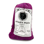 Yoga and Festival Pants - Aladdin Himalayan Print on Purple – view 4