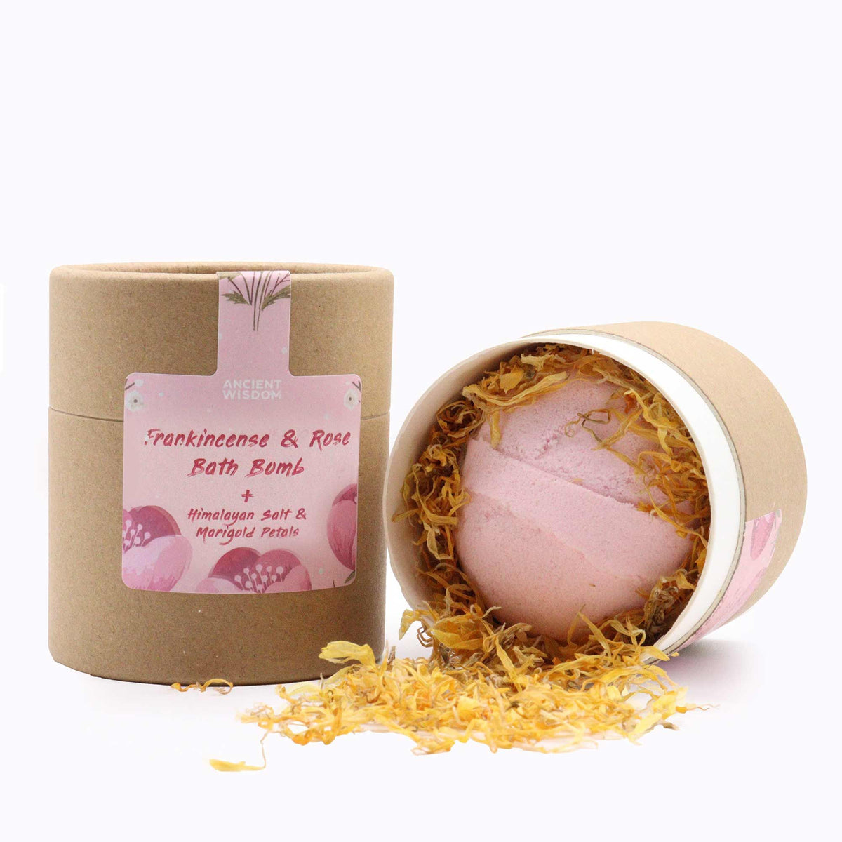 Blooming Pink Bliss Bath Bomb & Salt Gift Set