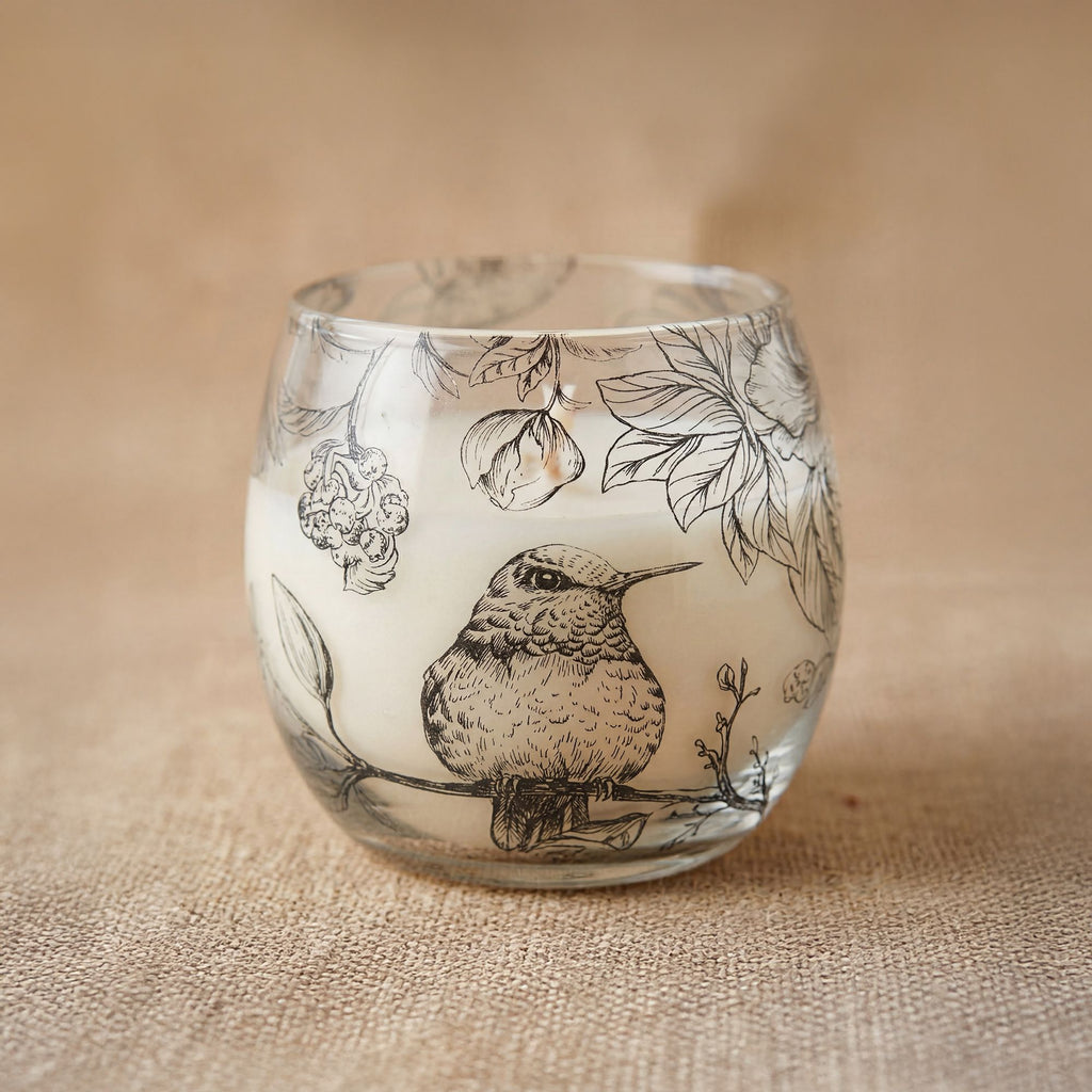 Small Glass Jar Candle - Drawn by Flame – view 5
