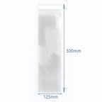 Resealable Poly Bags 125x500mm - Pack of 500