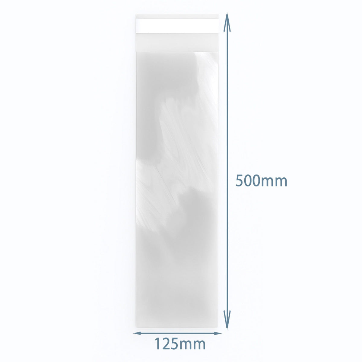 Resealable Poly Bags 125x500mm - Pack of 500