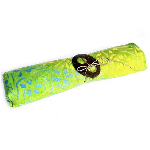 Bali Block Print Sarong - Pretty Petals - 155x120cm – view 2