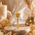 Angel Pendulum with Ring - Yellow Quartz – view 3