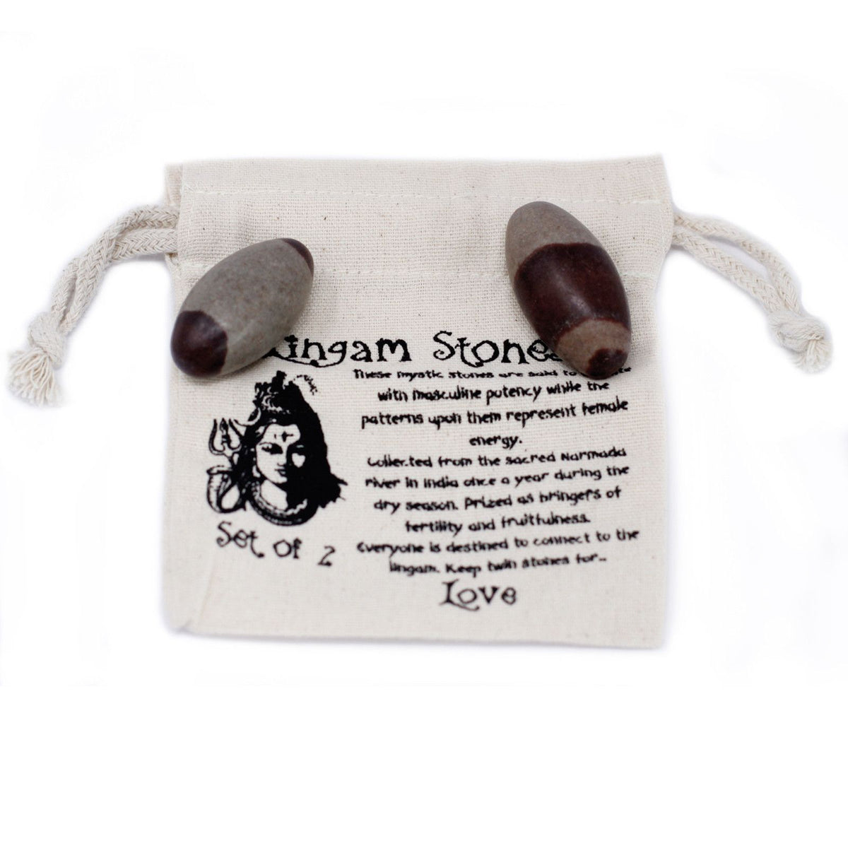 Two Inch Shiva Lingam Stones - Set of 2 – view 5