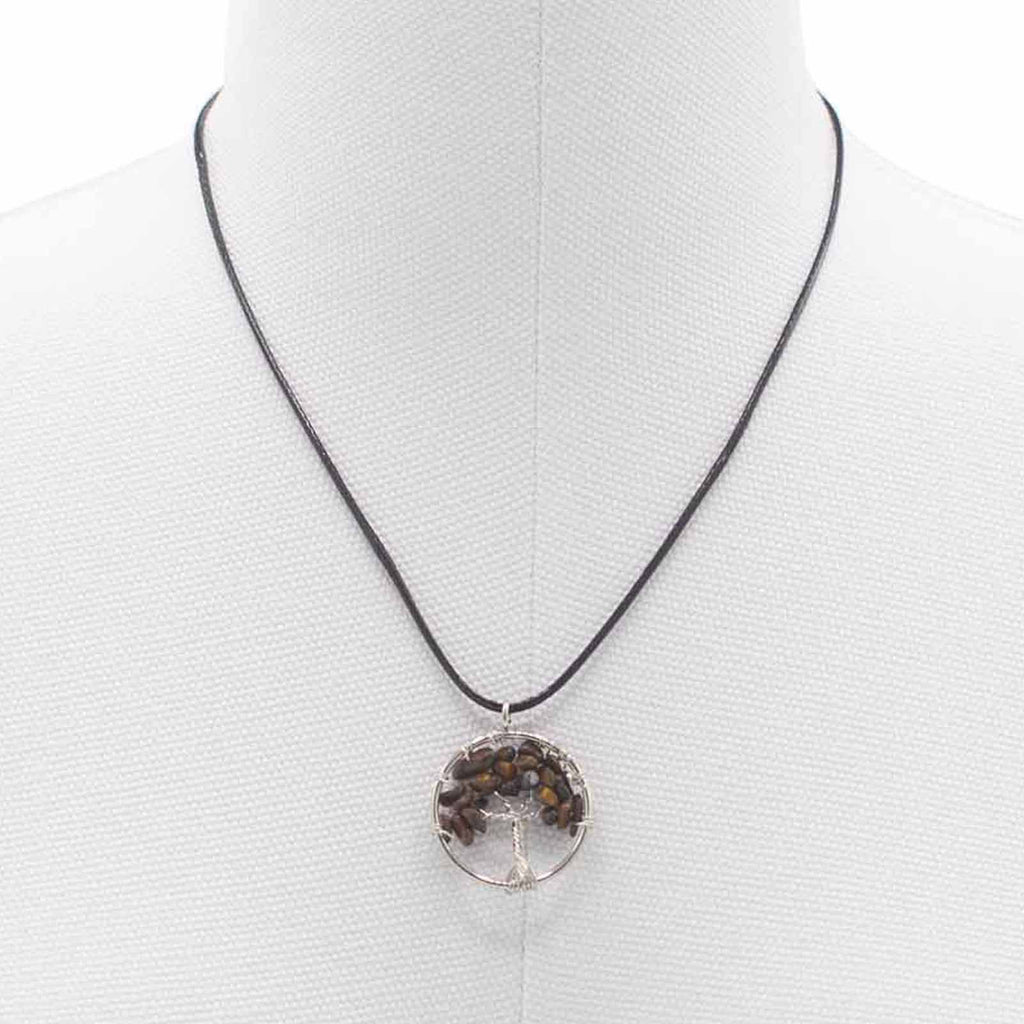 Tree of Life Pendant - Tiger Eye – view 4
