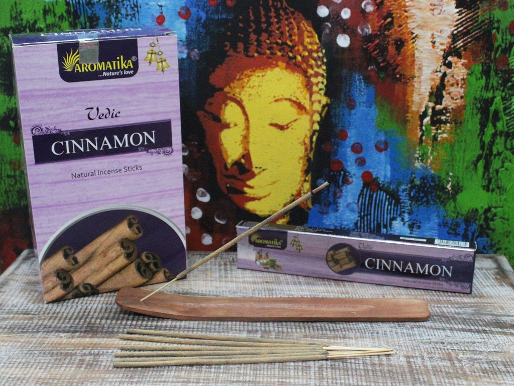 Aromatika Vedic Masala Incense Sticks - Cinnamon – view 2