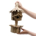 Recycled Driftwood Birdbox on Stand – view 5