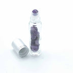 Amethyst Roller Bottle with Silver Cap, 5ml – view 2