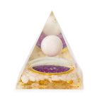 Orgonite Pyramid 7.5cm - Floating Quartz Sphere – view 2