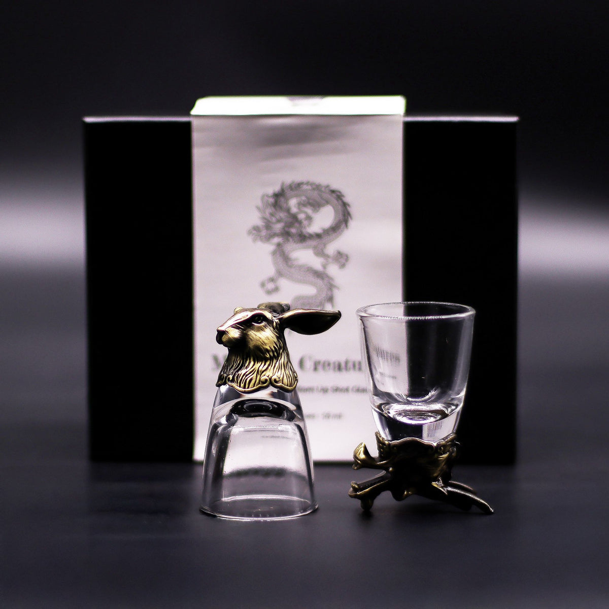 Set of 6 Wild Forest Creatures Shot Glasses - 50ml – view 4