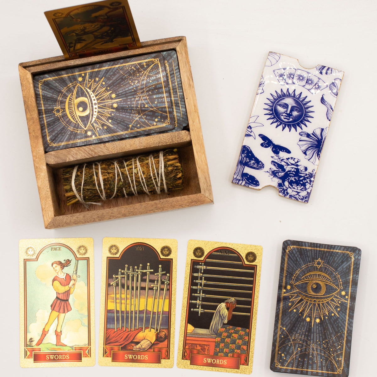 Triple Moon Tarot Box with Card Holder – view 3