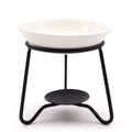 Simple Ceramic and Metal Oil Burner Stand
