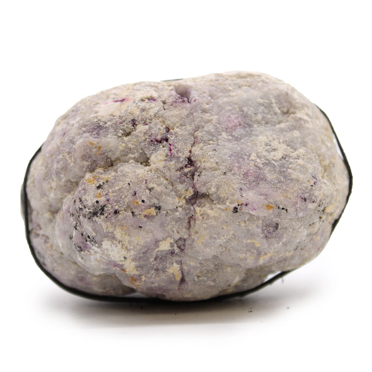 Pink & Gold Coloured Calcite Geode 8.5 x 6 cm – view 2