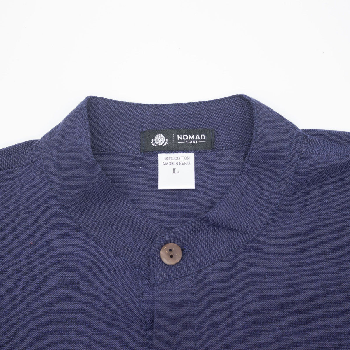 Nomad Sari Kathmandu Shirt - Indigo - Medium – view 3