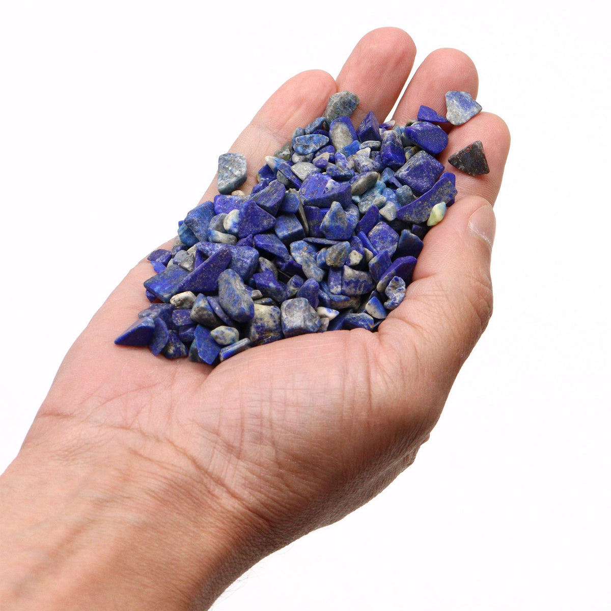 Lapis Lazuli Gemstone Chips - 1kg Bulk Pack – view 3