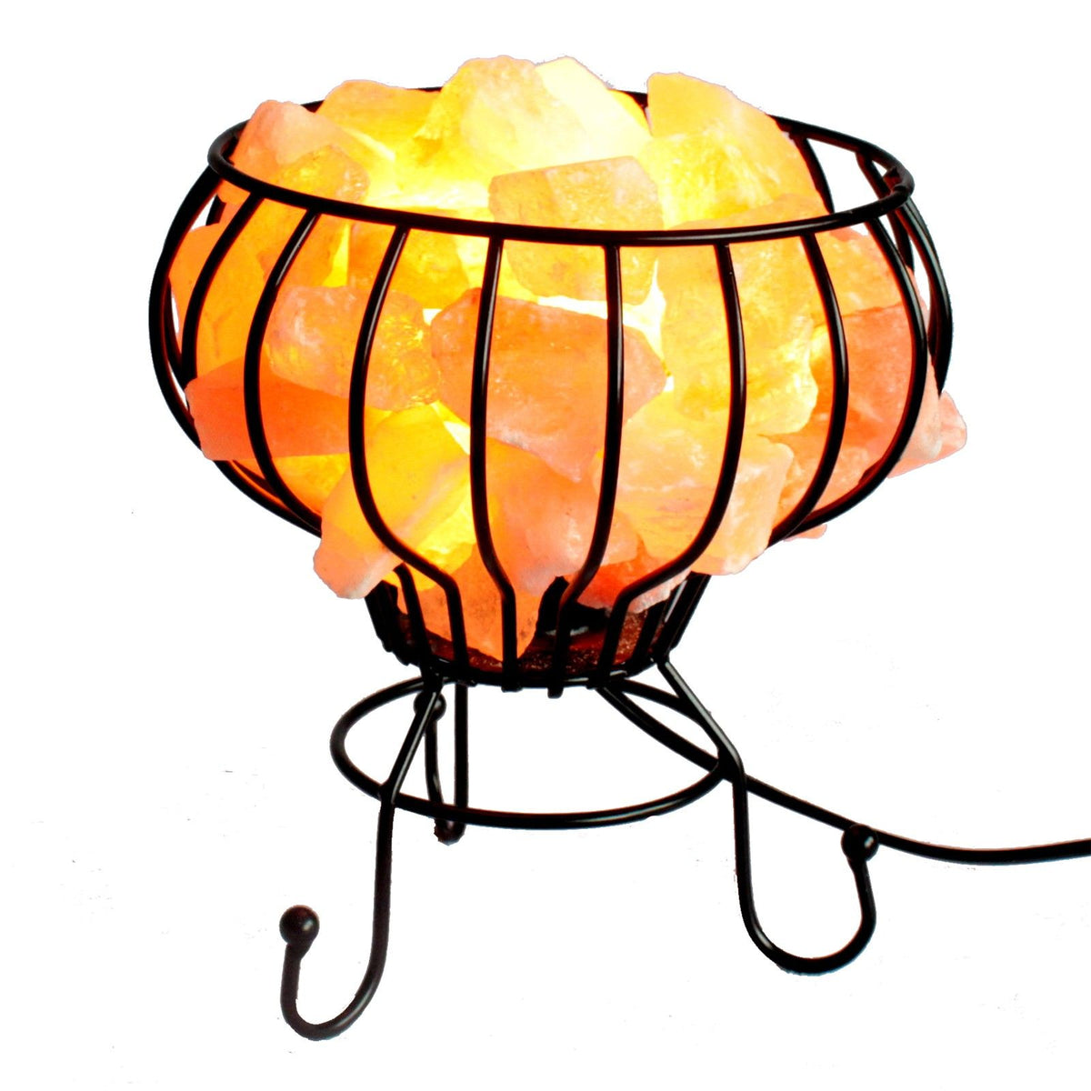 Low Salt Rock Brazier Lamp – view 3