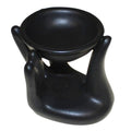 Helping Hand Ceramic Oil Burner in Black