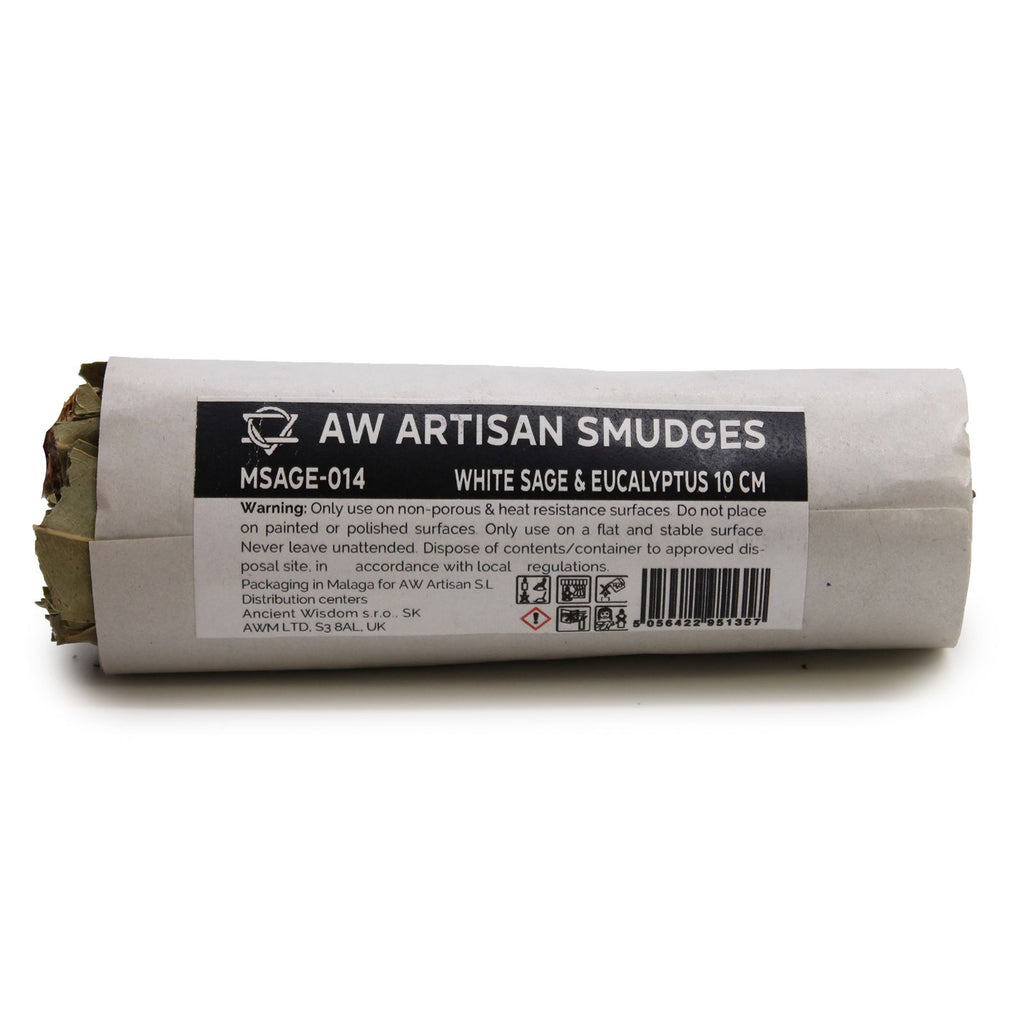 White Sage & Eucalyptus Smudge Stick 10 cm