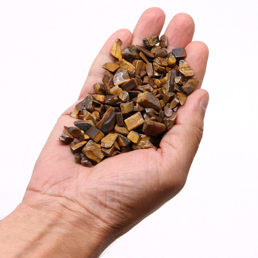 Tiger Eye Gemstone Chips - 1kg Bulk Bag – view 4