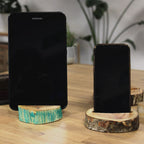 Large Gamal Wood Phone Holder - Greenwash – view 8