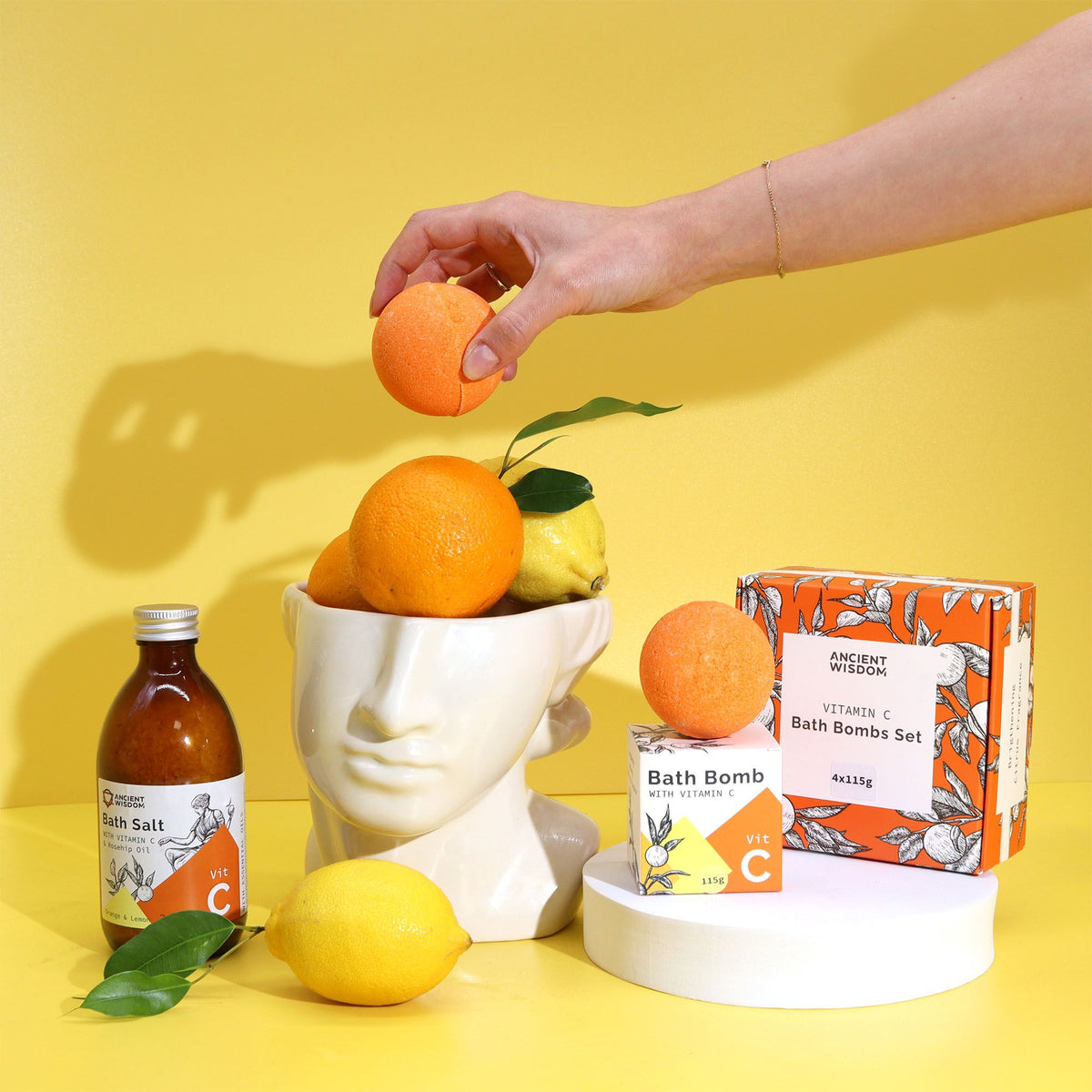 Vitamin C Bath Bomb with Essential Oils – view 2