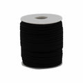 Black Faux Suede Bulk Pendant Cord Roll - 2.5mm x 45m