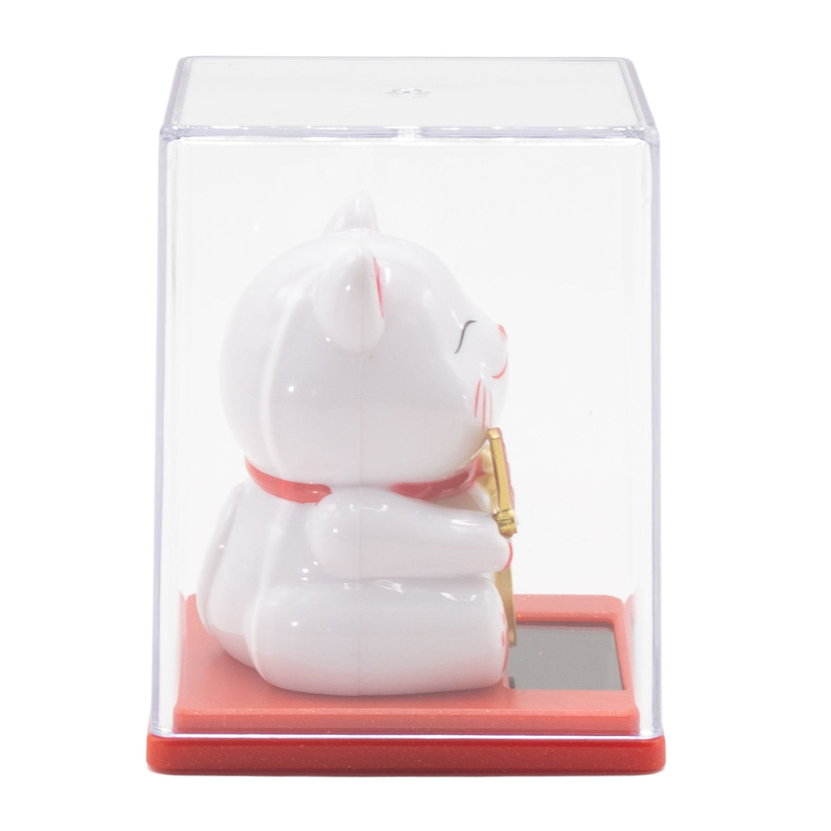 Mini Solar Money Cat in Display Box - White – view 7