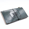 Leather Journal - Important Things To Do - Grey (80 pages)
