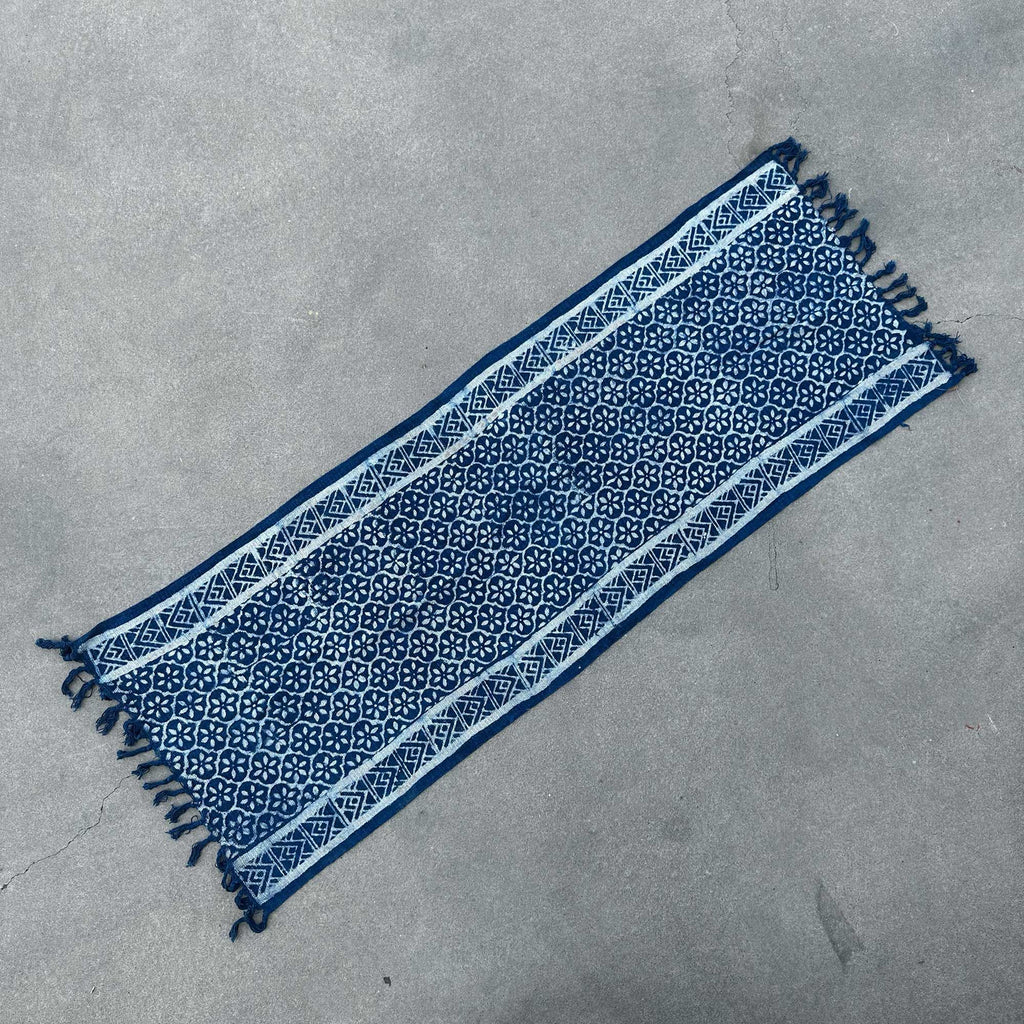 Handmade Indigo Runner - 170x60cm - Madjid Tiles – view 3