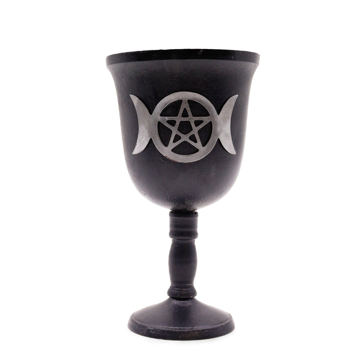 Iron Ritual Goblet with Triple Moon 20x11cm