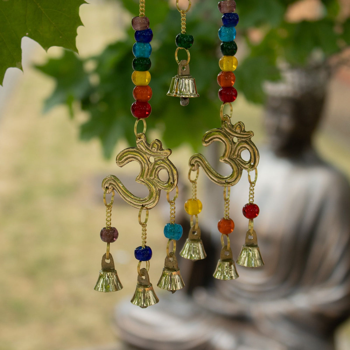 Brass Om Wind Chime - 7 Bells, 9.5x32cm – view 6
