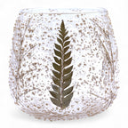 Natural Floral Glass Straight Candle Holder - Pino 10x9cm – view 9