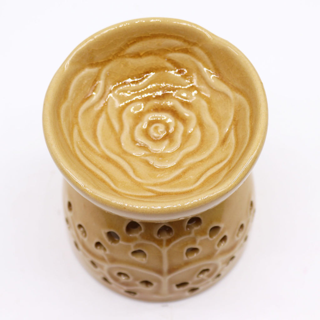 Tree of Life Ceramic Oil Burner - Honey – view 2