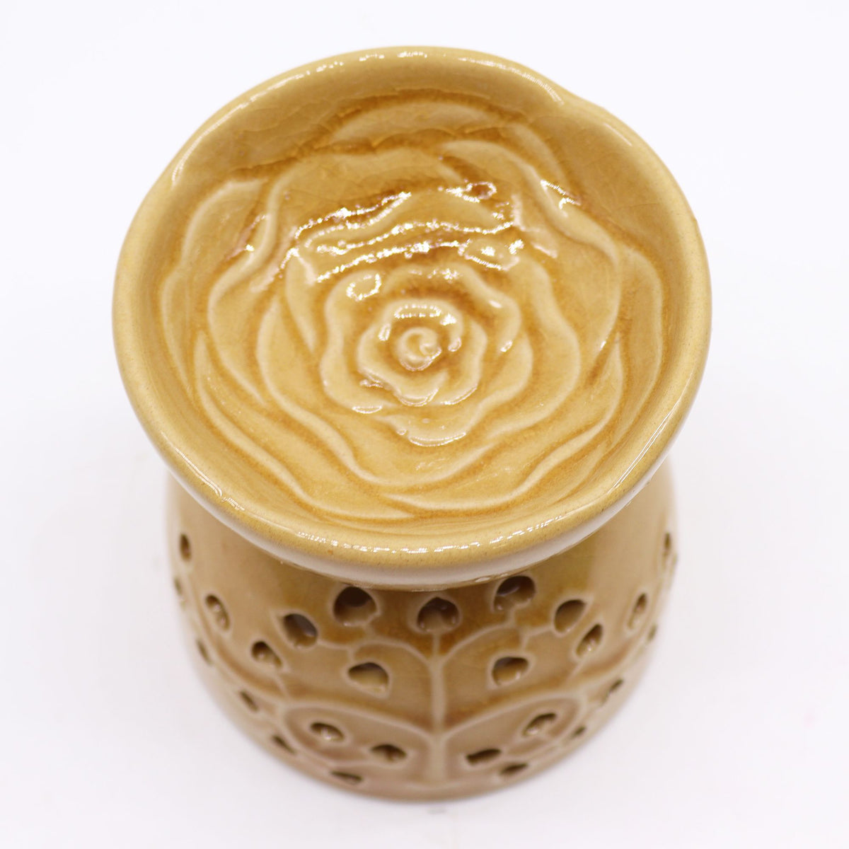 Tree of Life Ceramic Oil Burner - Honey – view 2