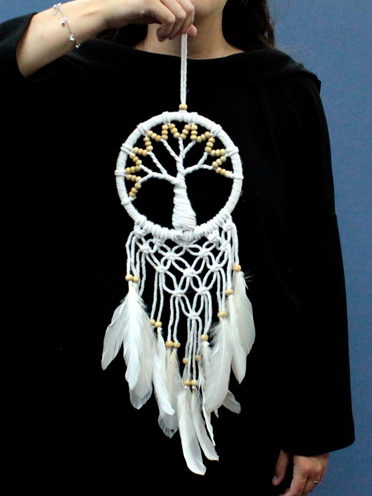Tree of Life Dreamcatcher - Pure and Natural, 16 cm – view 3