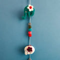 Felt Wall Hanging 110cm - Elephants, Random Colours