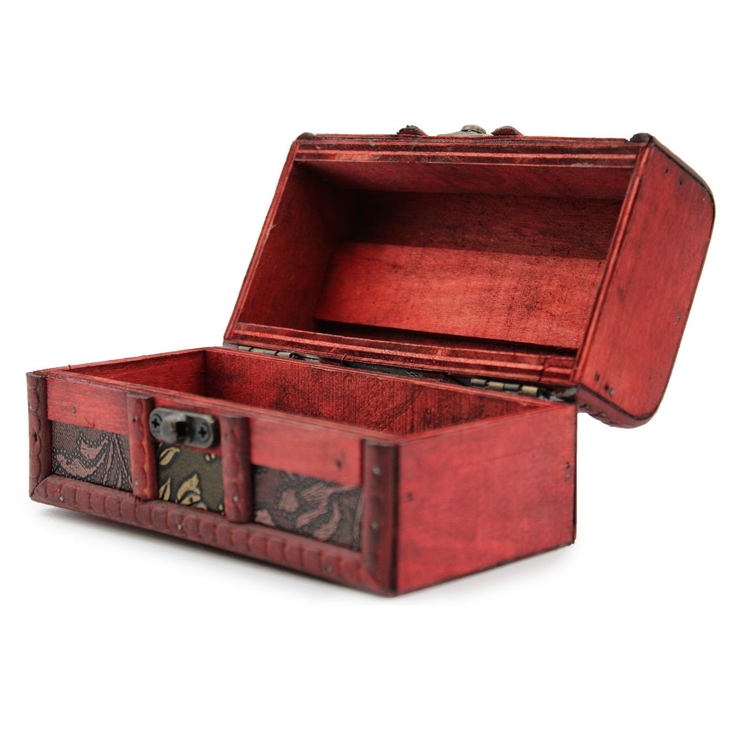 Large Colonial Box, Gold Panel, Vintage Style – view 2