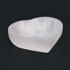 Selenite Heart Bowl approx 10cm – view 3