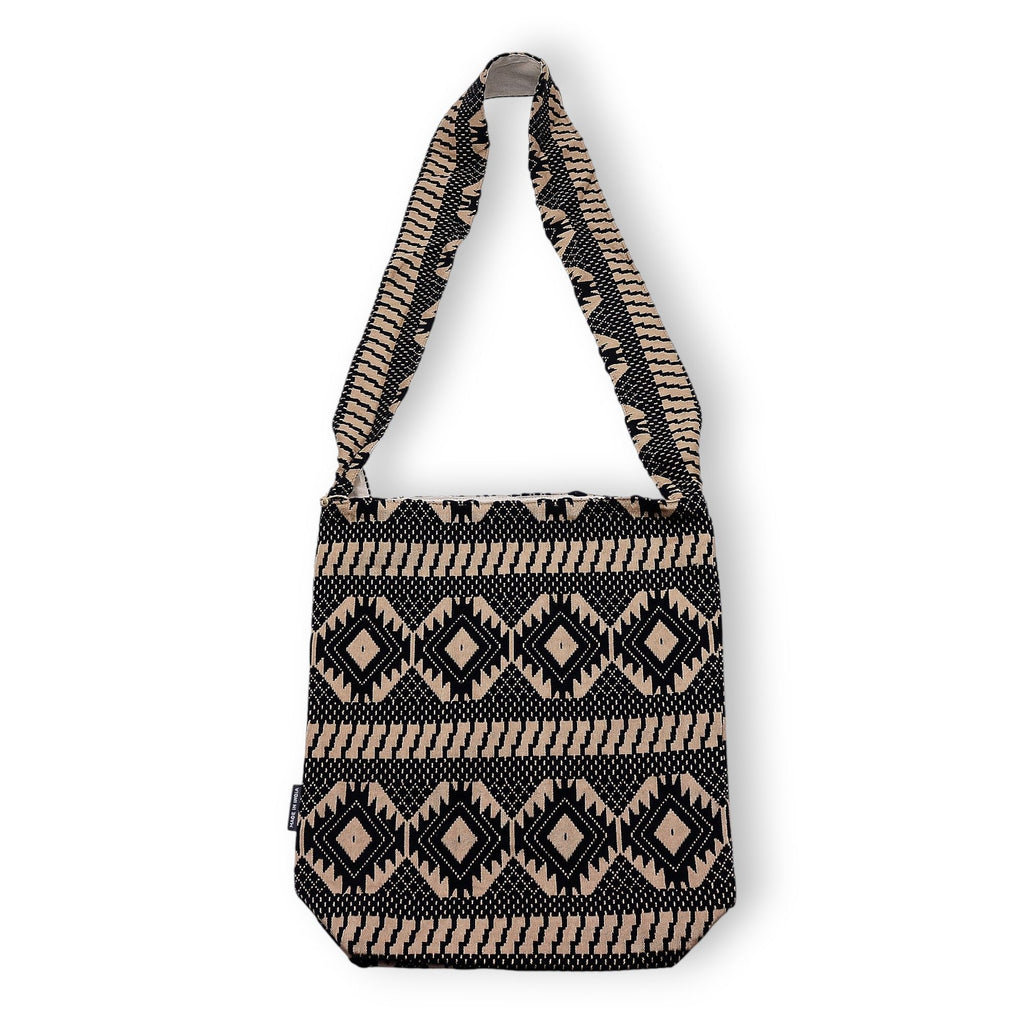 Desert Loom Geometric Jacquard Carryall Bag 40x35cm