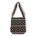 Desert Loom Geometric Jacquard Carryall Bag 40x35cm
