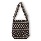 Desert Loom Geometric Jacquard Carryall Bag 40x35cm