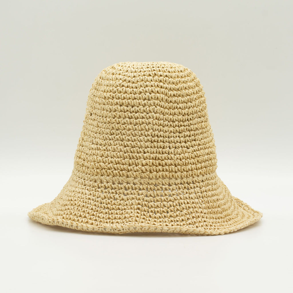 Nomad Sari Floppy Straw Sun Hat - Natural Beige – view 5