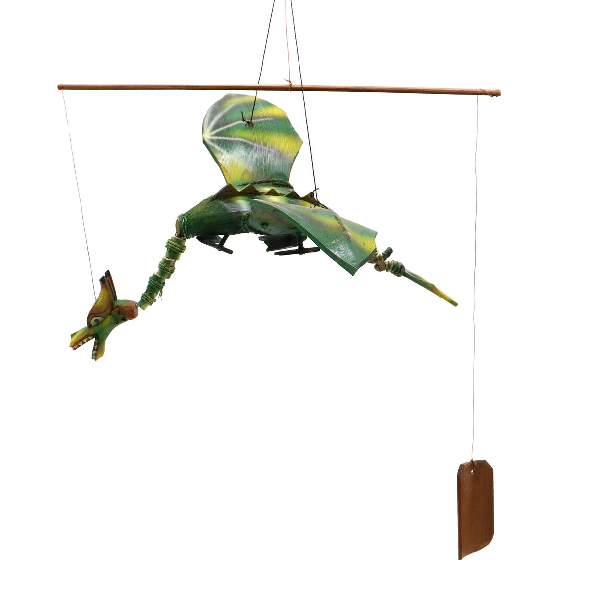 Green Coconut Dragon Mobile - 37 cm – view 2