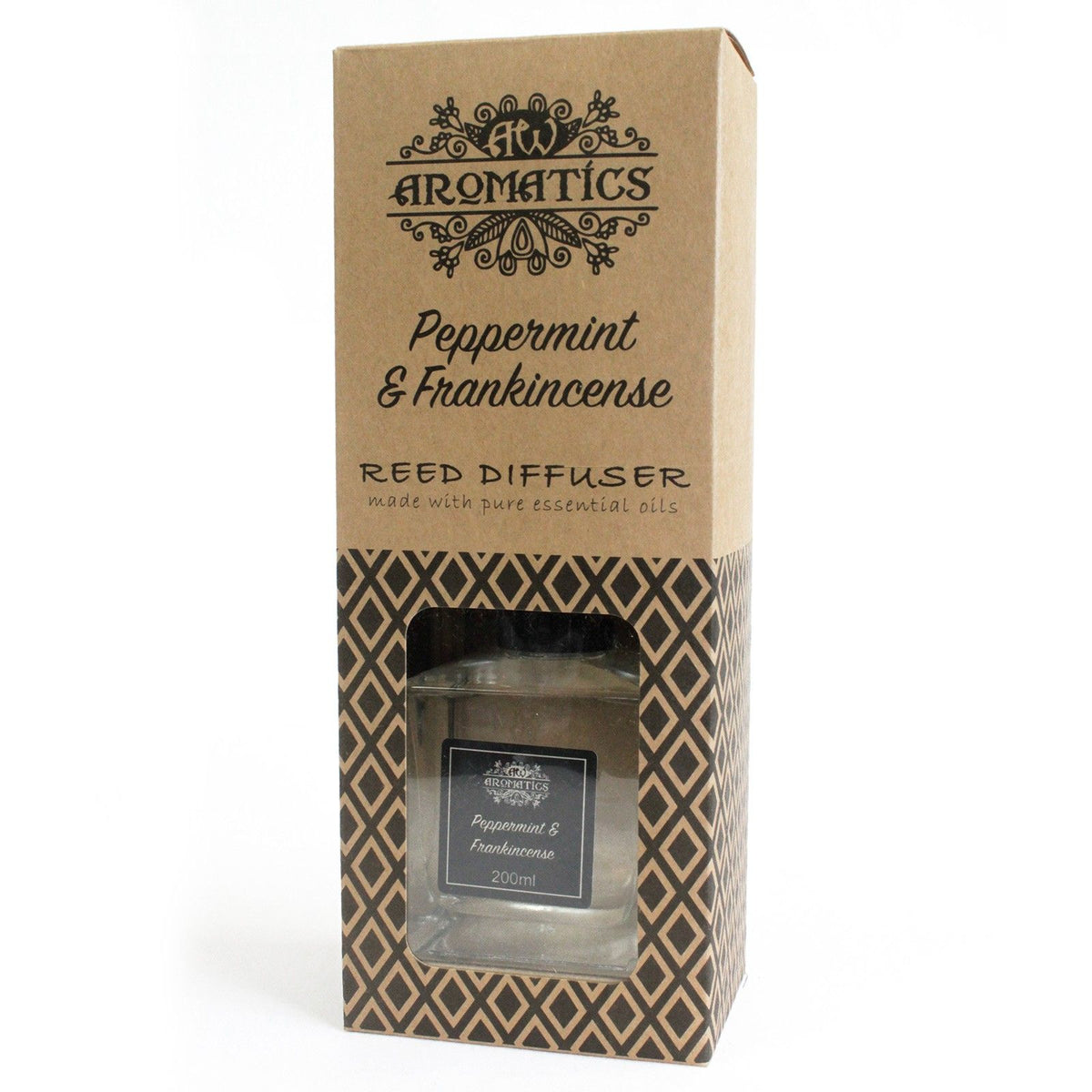 Peppermint & Frankincense Essential Oil Reed Diffuser 200ml – view 2