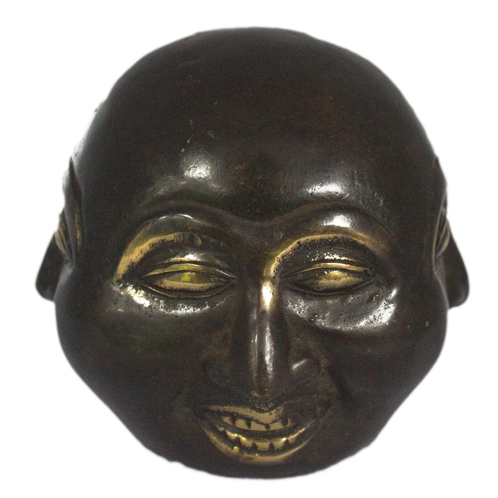 Four-Faced Buddha Statue – Brass, 10 cm – view 4